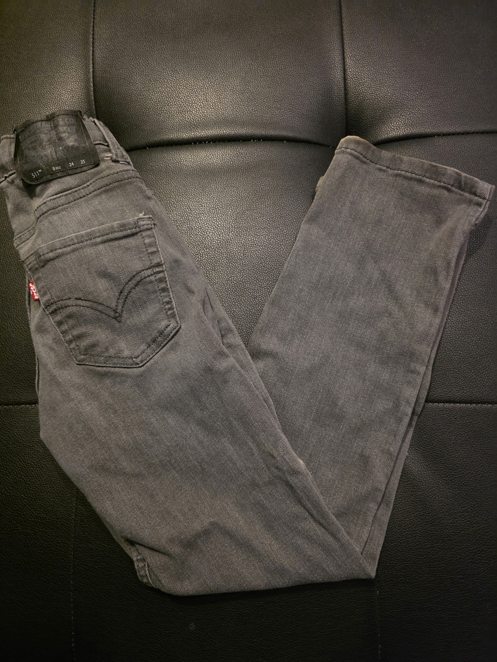 Boy's Gray Straight 511 Levi's Jeans